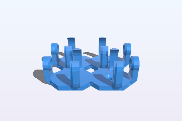 Vanagon Dual LED light holder 2 | 3d print model