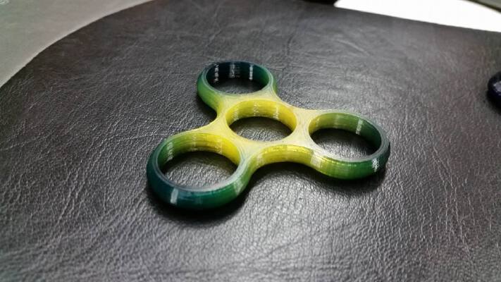 Triple Spinner and Triple Fat Spinner w_ Harley Davidson Skull Thumbtabs | 3d print model