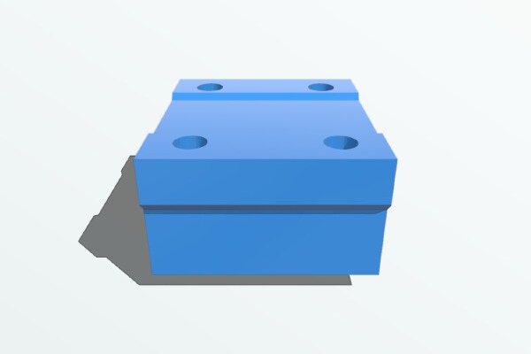 Pillow Block for Lm8uu | 3d print model