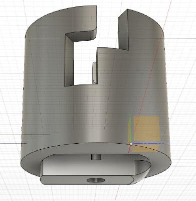 Micro Switch bayonet coupling housing | 3d print model