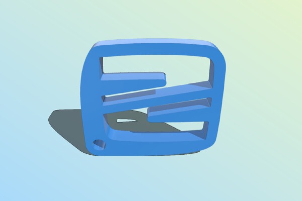 Seat keychain | 3d print model