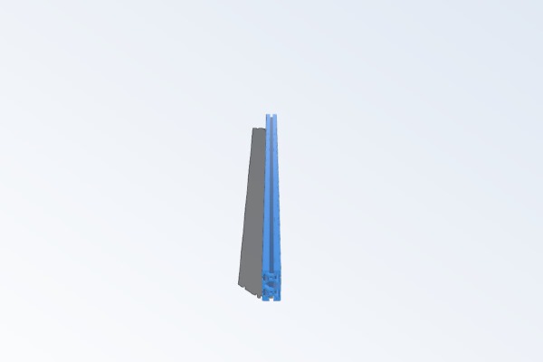 Aluminium Profile 20x40x500 mm Nut 5 | 3d print model