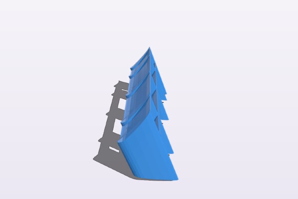 1:10 rally spoiler | 3d print model