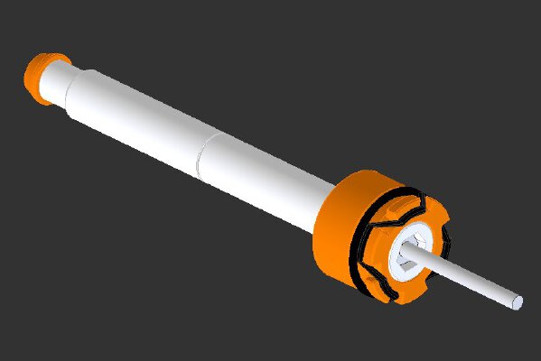 Indra Homemade - Alternate Plunger Stem | 3d print model