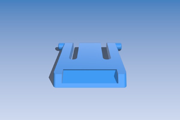 logitech keyboard foot replacement | 3d print model