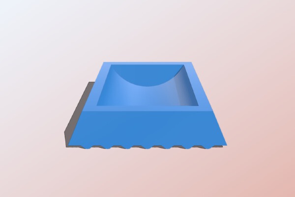 Office chair wheel chock | 3d print model