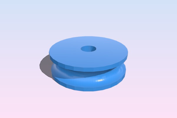 Simple pulley | 3d print model