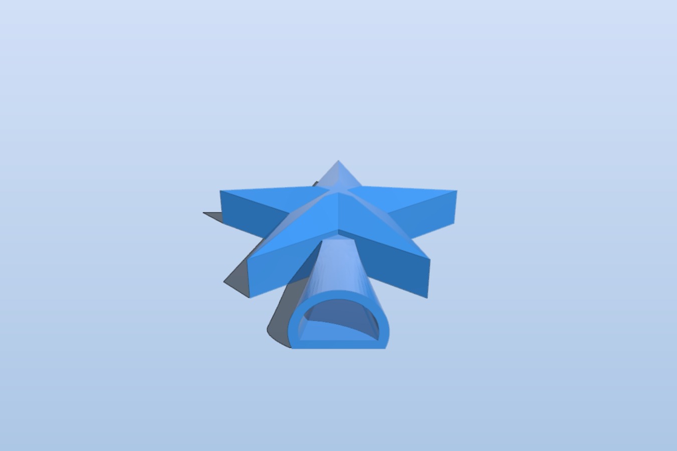 Desktop Christmas Tree Star Topper