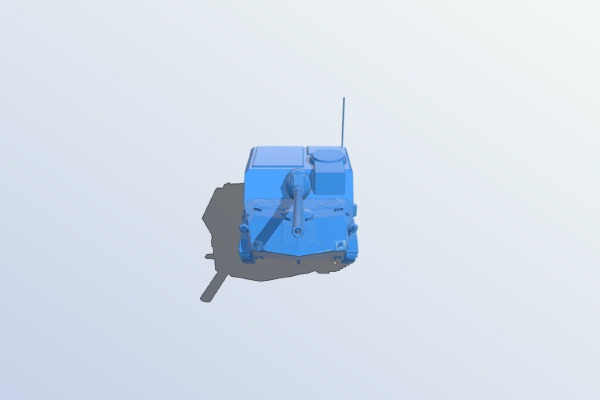 Tank 2S2 Violet | 3d print model