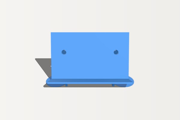 Wall and desk stand for R_C charger. | 3d print model