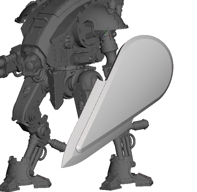 Bladed Pavise for armor bearer