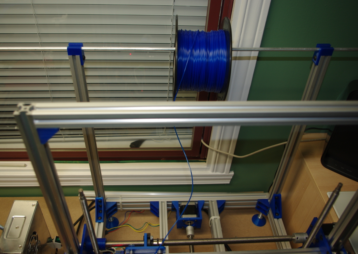20 mm x 20 mm Aluminium Extrusion Spool Holder