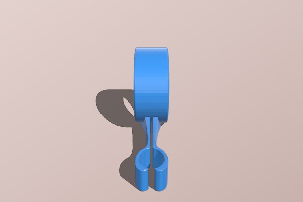 light and practical cigarette ring | 3d print model