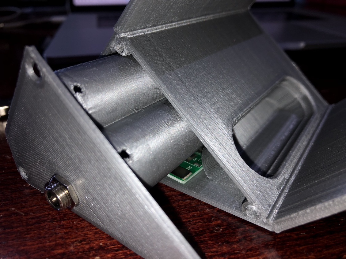 QCX Mini combined battery holder, stand and protector V2