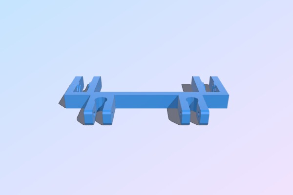 Spool Mount For Prusa Mendel (608 Bearings) | 3d print model