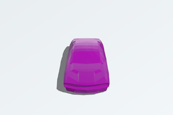 Low Poly Challenger | 3d print model