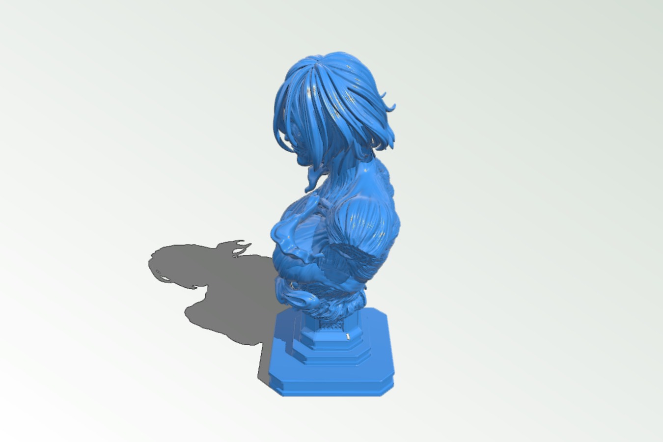 Female titan bust