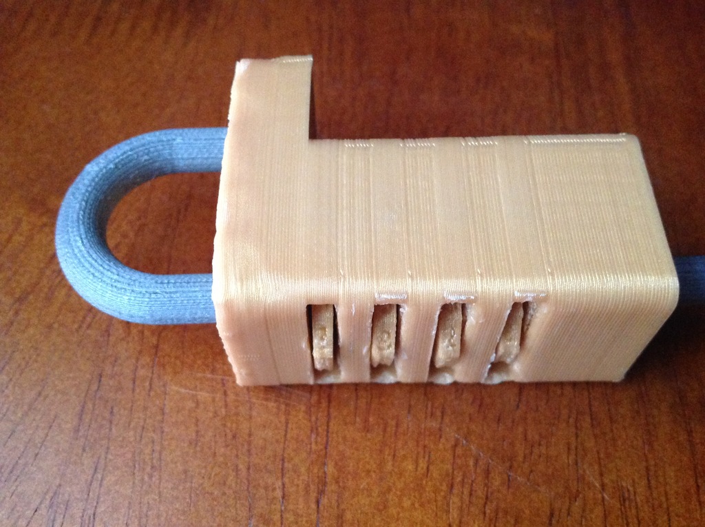 Working combination lock