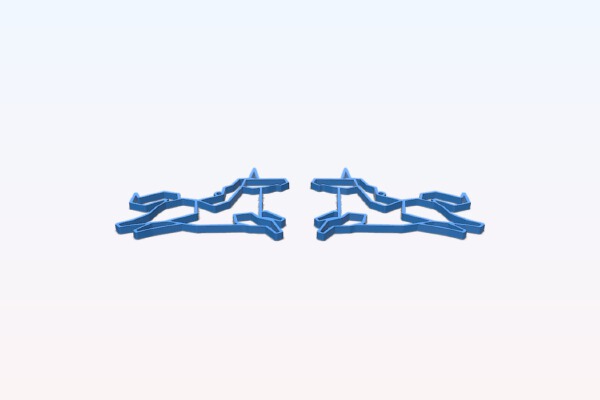 Unicorn earrings | 3d print model