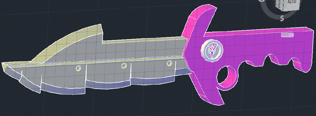 Planetside 2 1:1 Scale Vanu Sovereignty Knife | 3d print model
