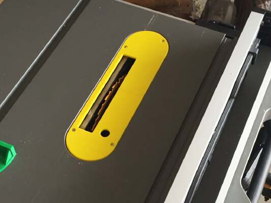 Dewalt Table Saw Dado Throat Plate | 3d print model