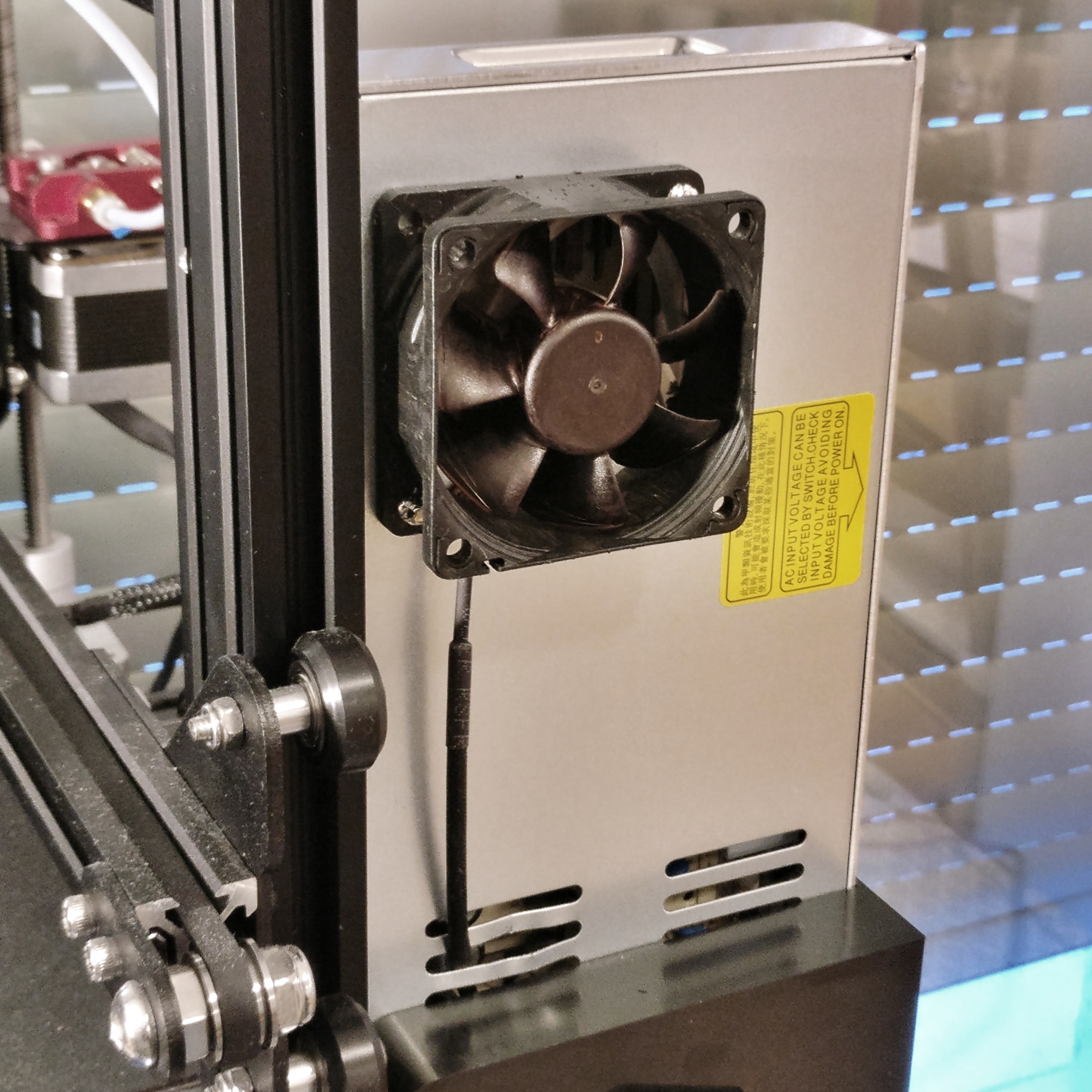 Ender 3 Pro PSU Noctua NF A6x25 Fan Cover