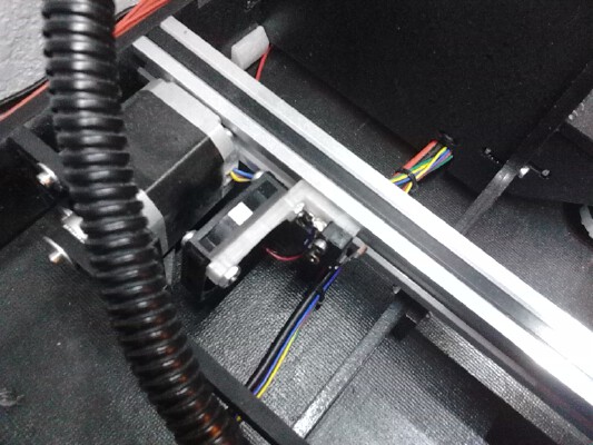 MakerFarm 8" i3v Y Motor Fan Mount | 3d print model