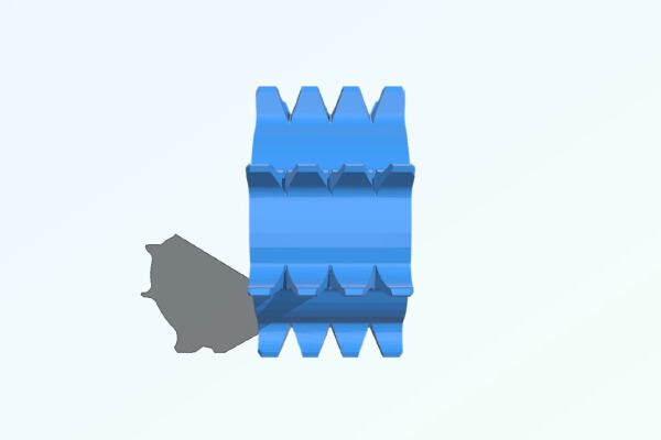 Airless-Tire 1:5 Lighter version | 3d print model