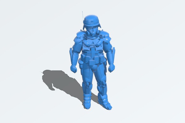 Heavy Soldier | 3d print model