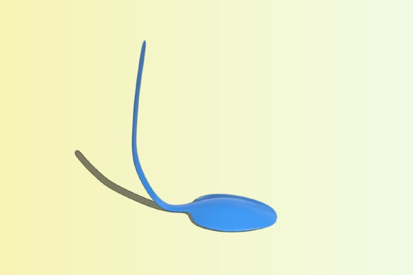 Bent Spoon | 3d print model