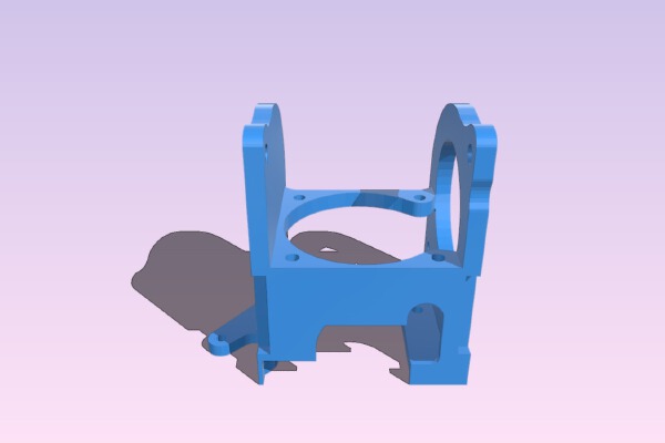 Ender 5 Double 5015 Fan Shroud and Ducts | 3d print model
