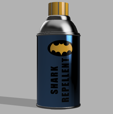 Bat Shark Repellent | 3d print model