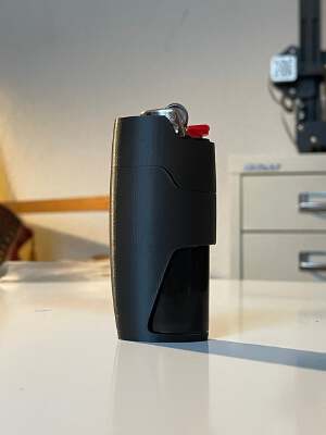 Compact BIC Lighter Case | 3d print model