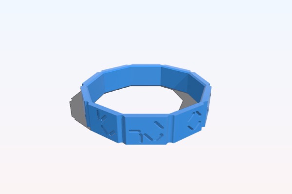 Outer Ring Predator Numbers | 3d print model