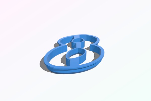 Numbers Cookie Cutter | 3d print model