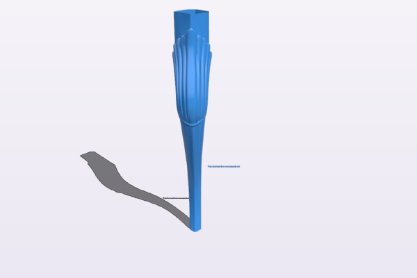 Table legs and chairs | 3d print model