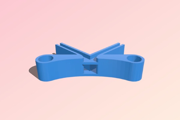 90 degree antenna holder for ZMR250 | 3d print model