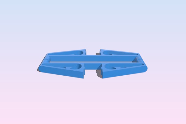Bukobot Turn Table Filament holder bridge | 3d print model