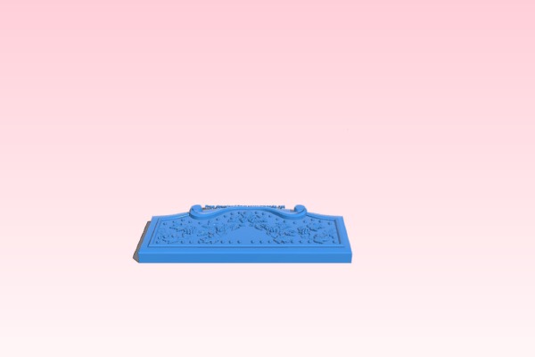 Bed frame pattern | 3d print model