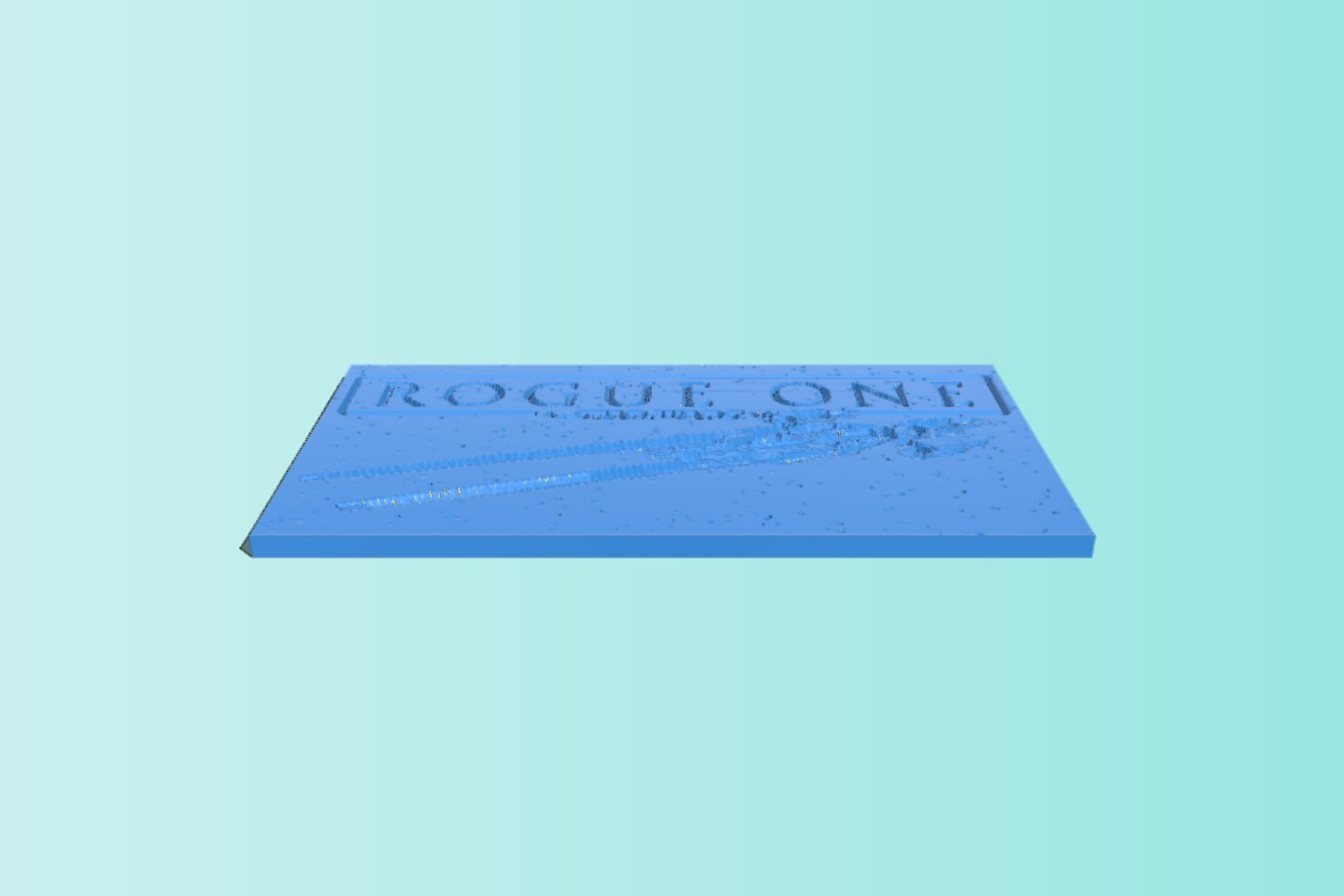 Star Wars Rogue One U-Wing Lithophane