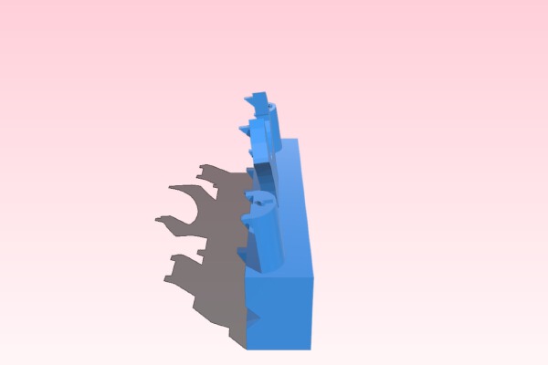 Gillette Styler Razor Shower Caddy | 3d print model