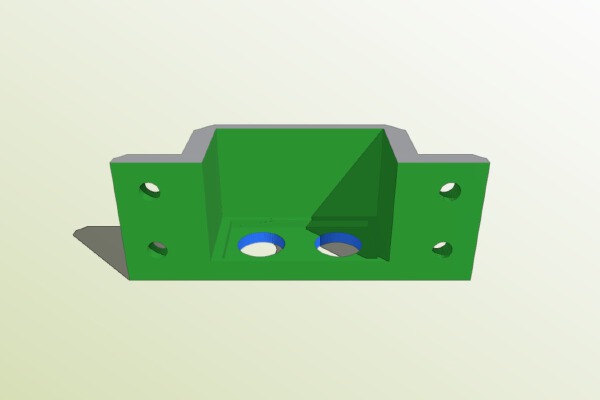 16mm Momentary push button under desk box | 3d print model