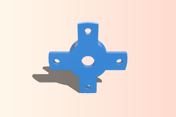 Thrust Ball Bearing F8-19M mounting plate | 3d print model
