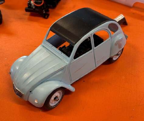 Heller Citroen 2CV Kyosho Mini-z convertion kit | 3d print model