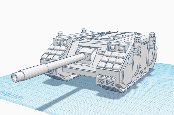Hunchback Tracks Mk.II, Superheavy Tracks | 3d print model
