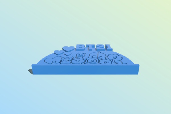 BTS BT21 ornament (version 2) | 3d print model