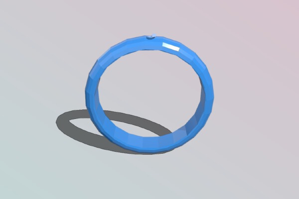 "J" Ring mk. 2 First Ever 3D Design | 3d print model