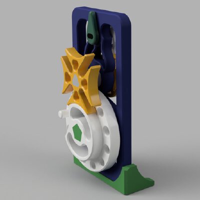 Intermittent Motion Assembly | 3d print model