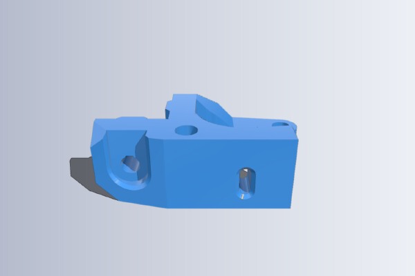 Prusa i3 Bear Upgrade y motor mount with endstop | 3d print model