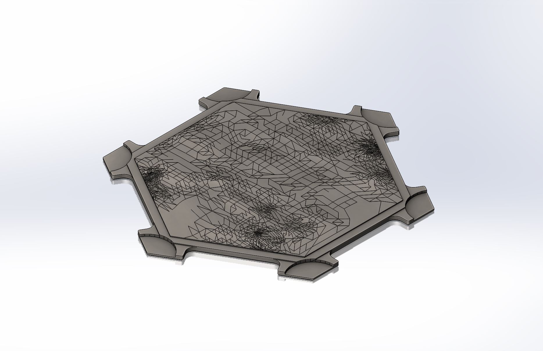 3D Catan Fog Hexes for Seafarers Expansion